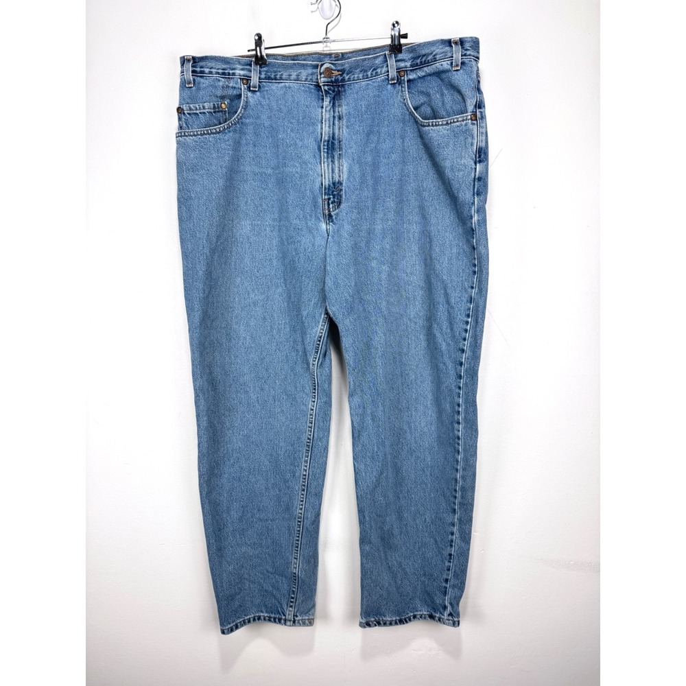 Levi's 545 Athletic Fit Utility Jeans Blue Denim Straight 2000s Loose Size 44x32